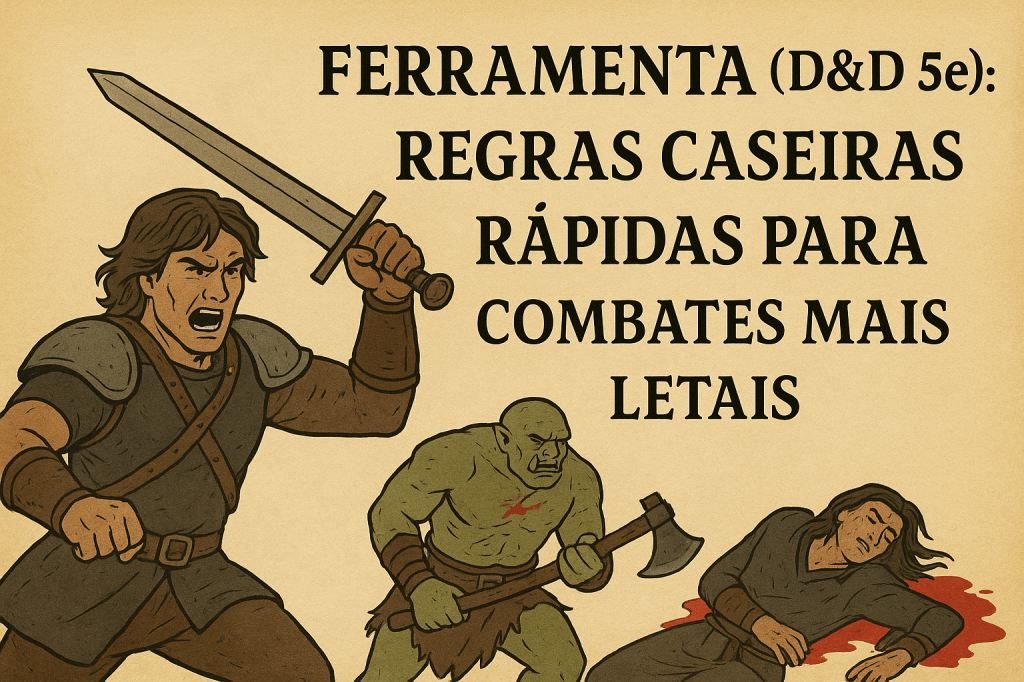 Ferramenta (D&D 5e): regras caseiras rápidas para combates mais&nbsp;letais