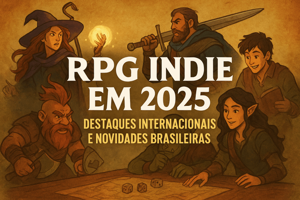 RPG Indie em 2025: destaques internacionais e novidades&nbsp;brasileiras