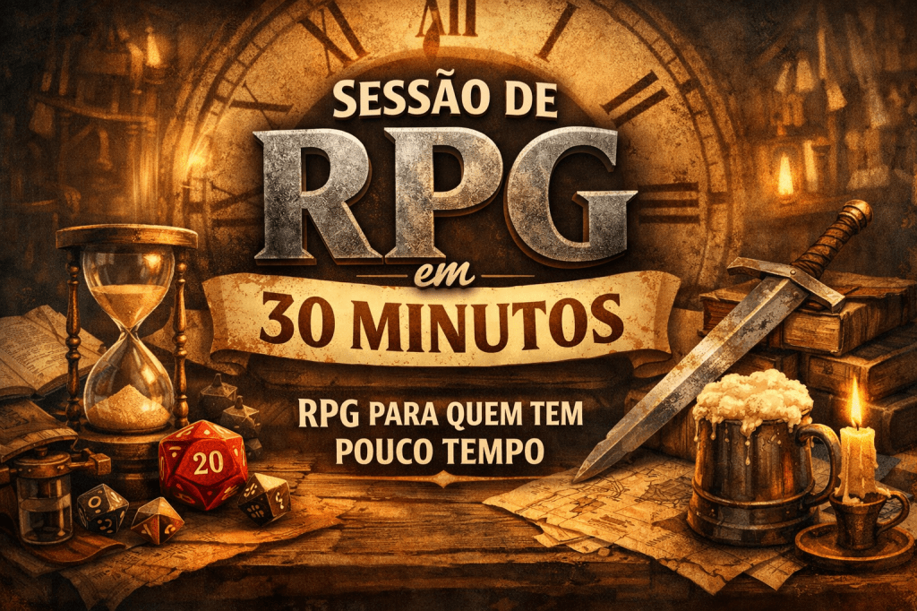 Sessão de RPG em 30 minutos: um manual de bolso para adultos sem tempo